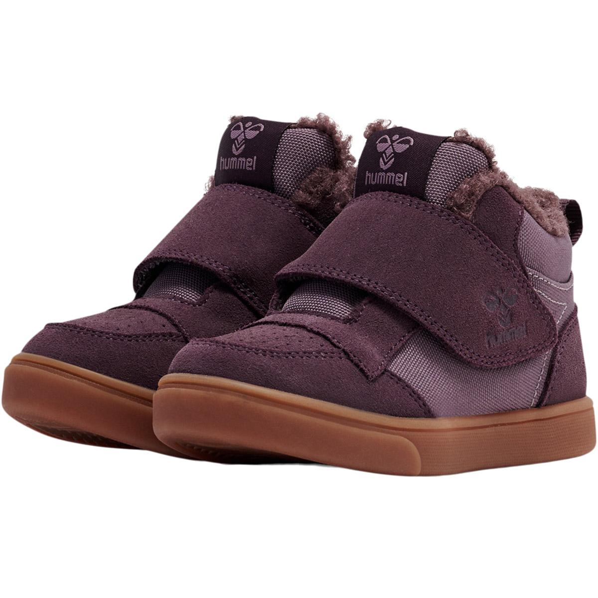 hummel Stadil I Velcro Vinterstøvler Børn BLACK PLUM
