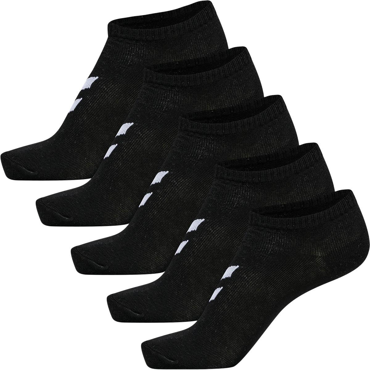hummel Match Me 5-Pack Ankelstrømper Barn BLACK/BLACK