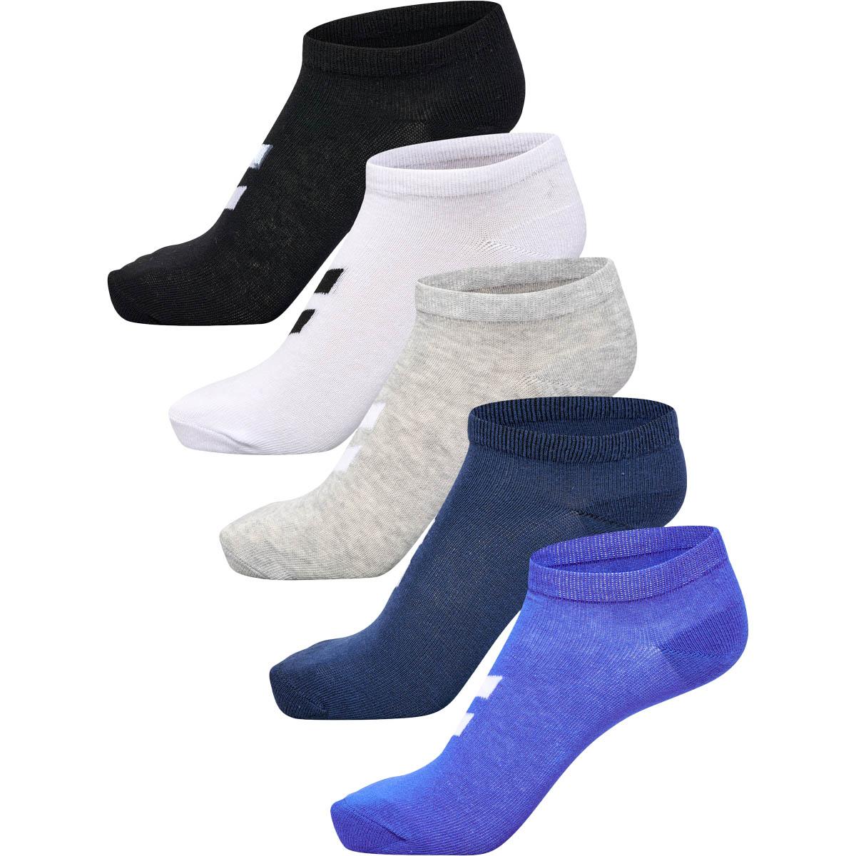 hummel Match Me 5-Pack Ankelstrømper Barn NEBULAS BLUE