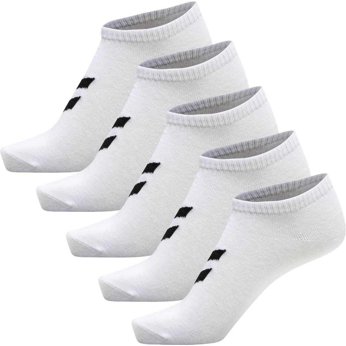 hummel Match Me 5-Pack Ankelstrømper Barn BRIGHT WHITE/BRIGHT WHITE