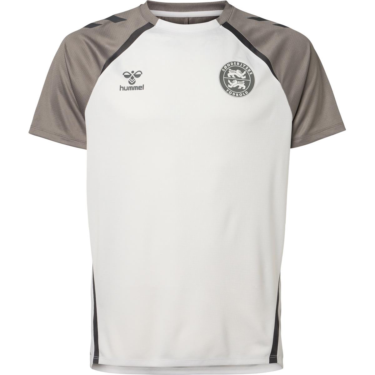 Sønderjyske Fodbold Opvarmnings T-shirt White