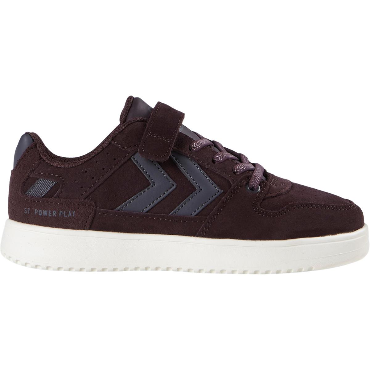 hummel ST. Power Play Suede Velcro Sneakers Børn FUDGE