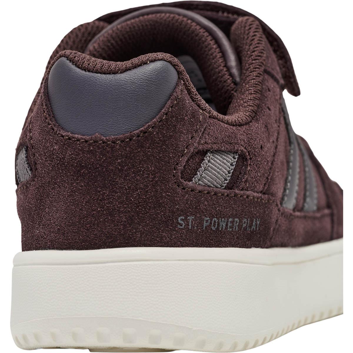 hummel ST. Power Play Suede Velcro Sneakers Børn FUDGE