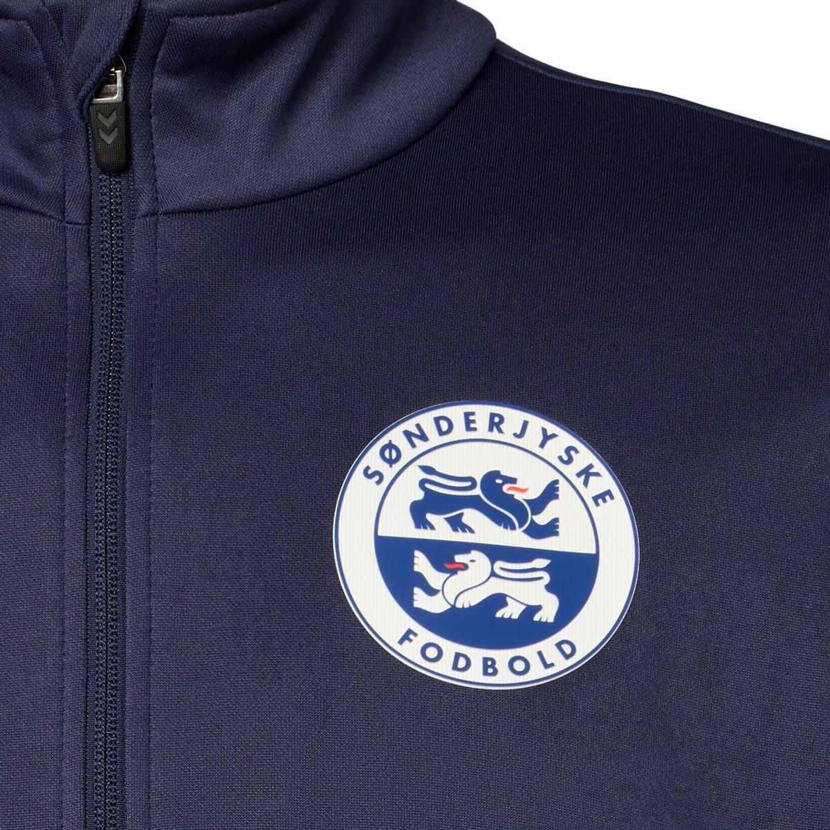 Sønderjyske Fodbold 26/27 Full Zip Indløbstrøje Børn Navy