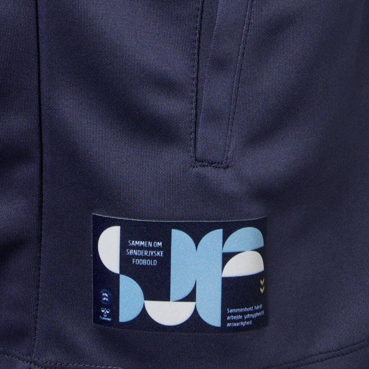Sønderjyske Fodbold 26/27 Full Zip Indløbstrøje Børn Navy
