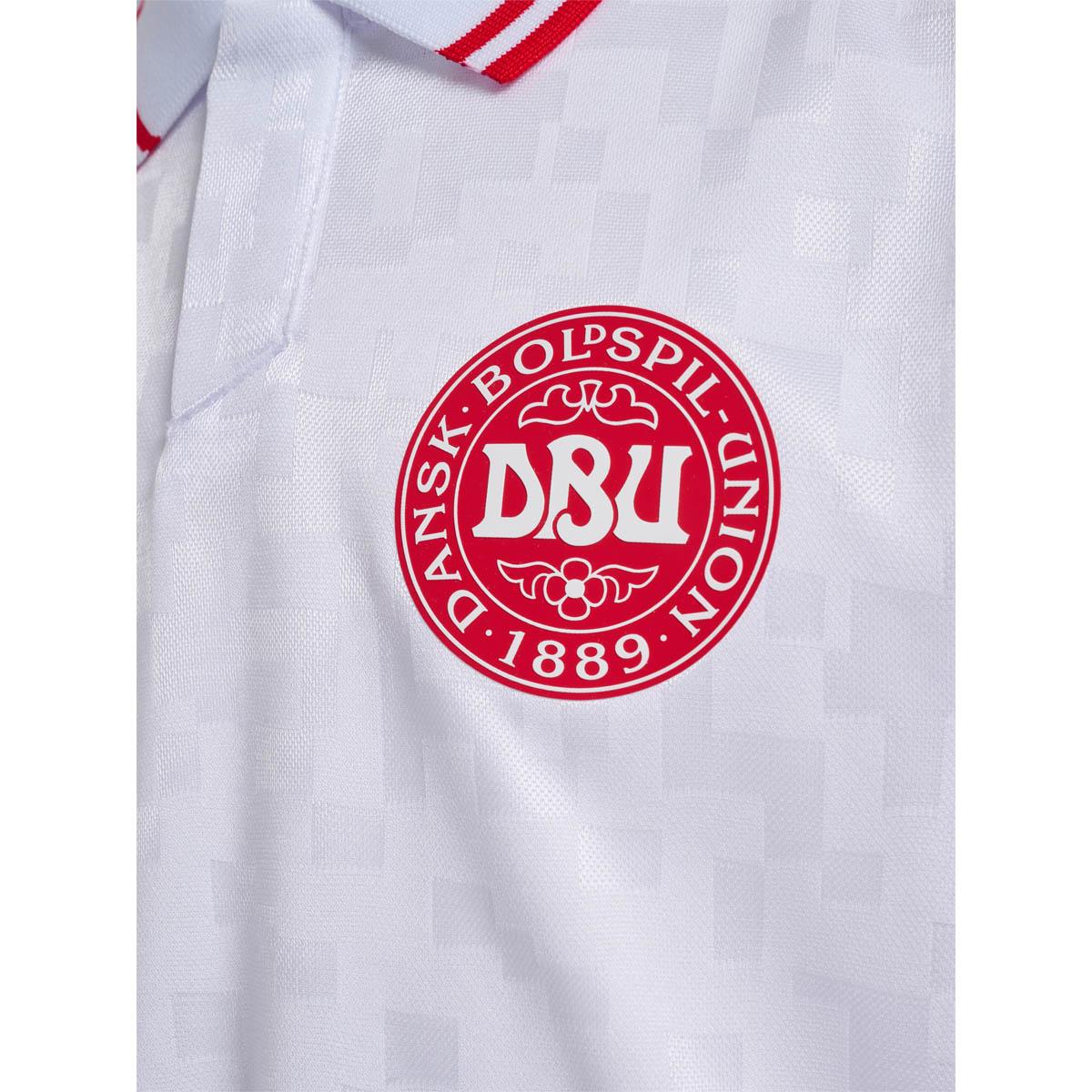 Danmark 24/25 Langærmet Udebane Landsholdstrøje Børn WHITE