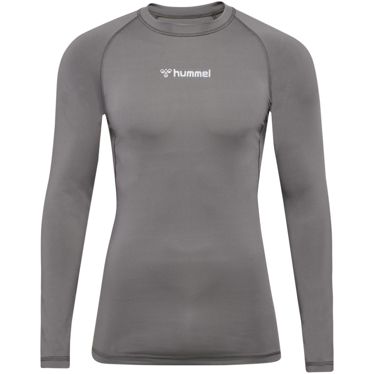 hummel Performance Langærmet Baselayer T-shirt Herre STEEL GRAY