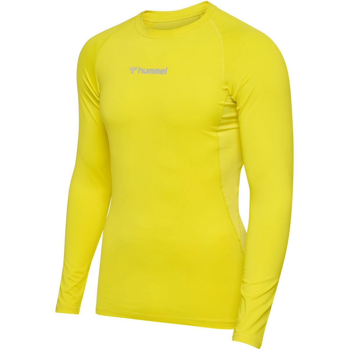 hummel Performance Langærmet Baselayer T-shirt Herre BLAZING YELLOW