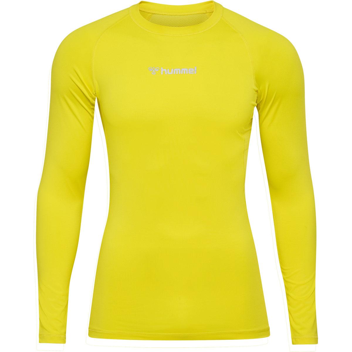 hummel Performance Langærmet Baselayer T-shirt Herre BLAZING YELLOW