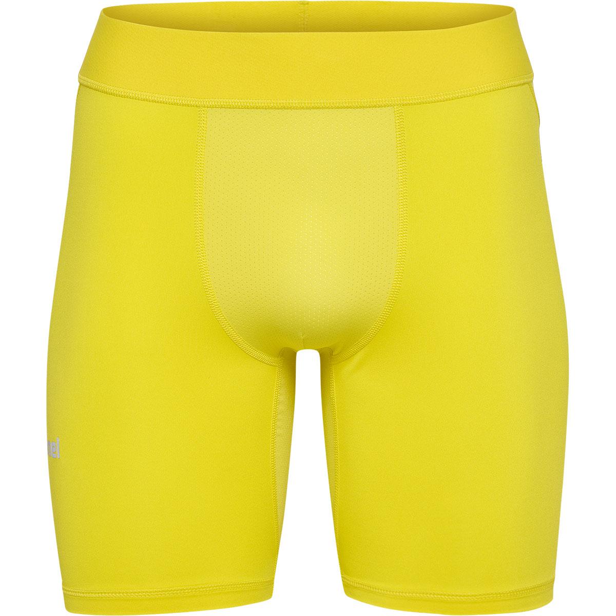 hummel Performance Korte Baselayer Tights BLAZING YELLOW