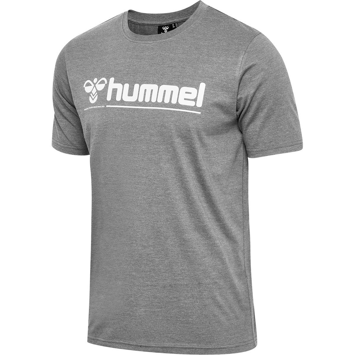 hummel Mike T-shirt Herre GREY MELANGE