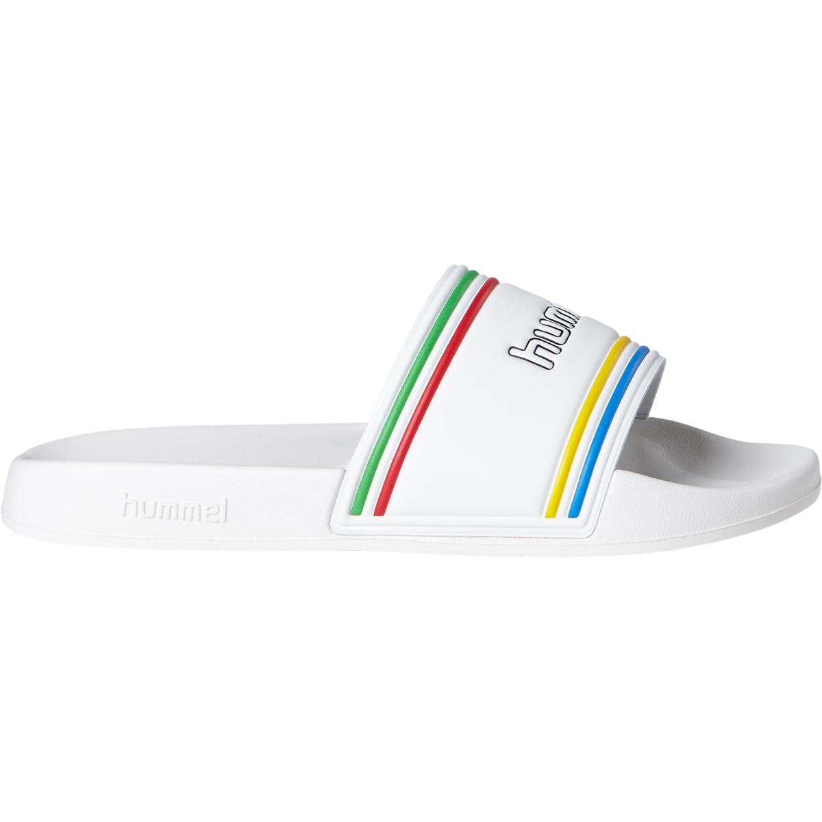 hummel Pool Slide Retro Badesandaler WHITE