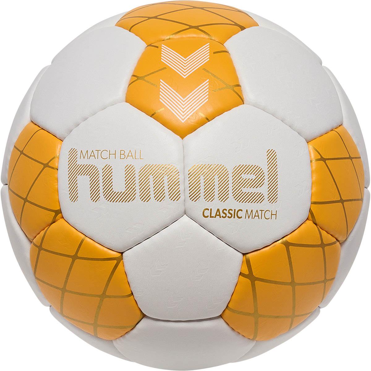 hummel Classic Match Håndbold OFF WHITE/ORANGE/GOLD