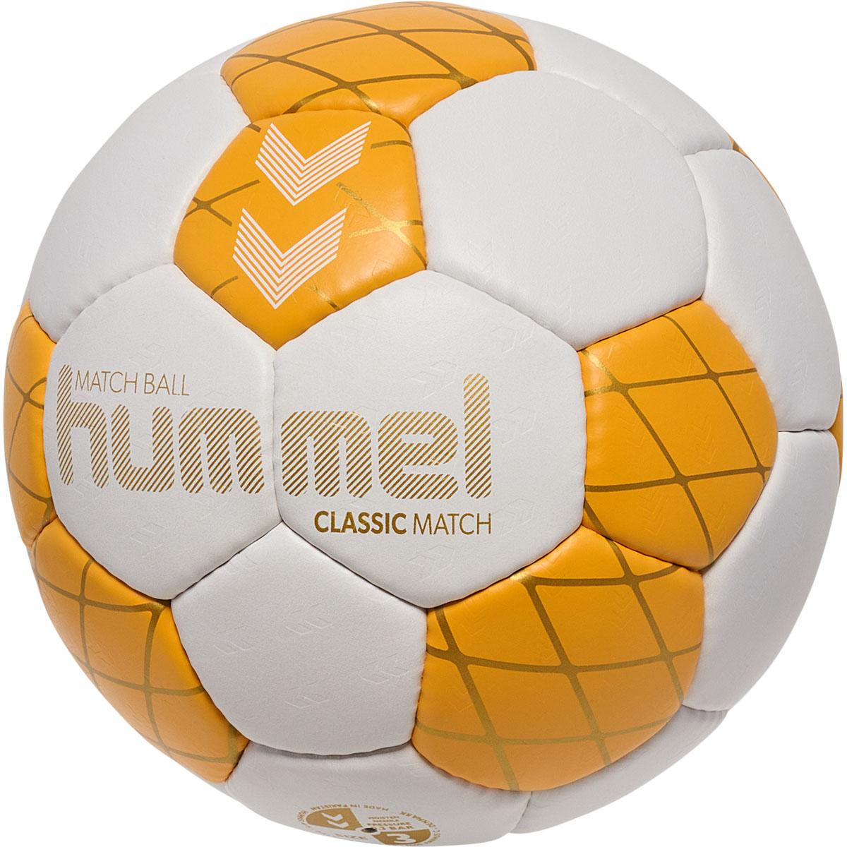 hummel Classic Match Håndbold OFF WHITE/ORANGE/GOLD