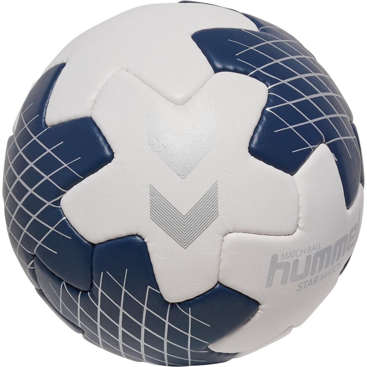 hummel Star Match Håndbold OFF WHITE/MARINE/SILVER