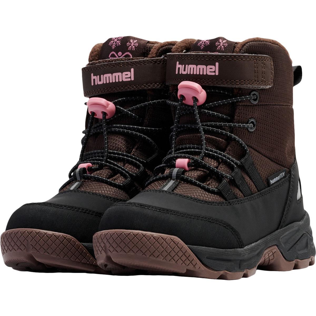 hummel Snow Boot Tex Vinterstøvler Børn brun/bordeaux