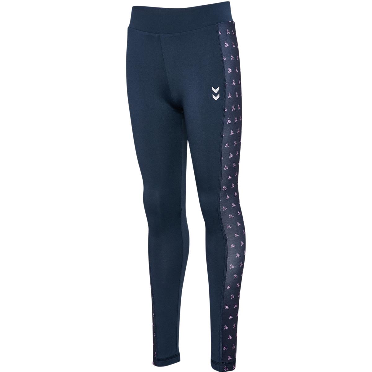 hummel Mix Mid Waist Treningstights Barn Navy