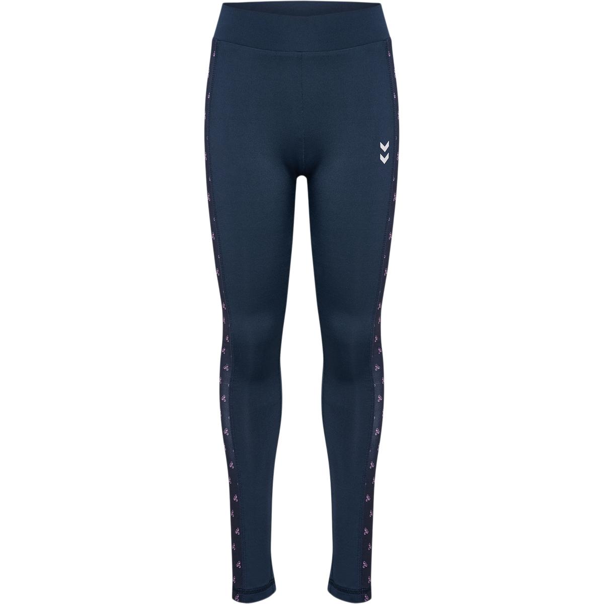 hummel Mix Mid Waist Treningstights Barn Navy