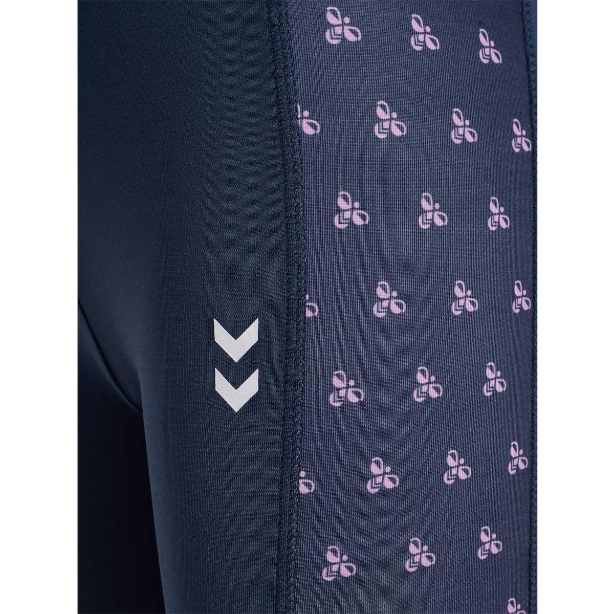 hummel Mix Mid Waist Treningstights Barn Navy