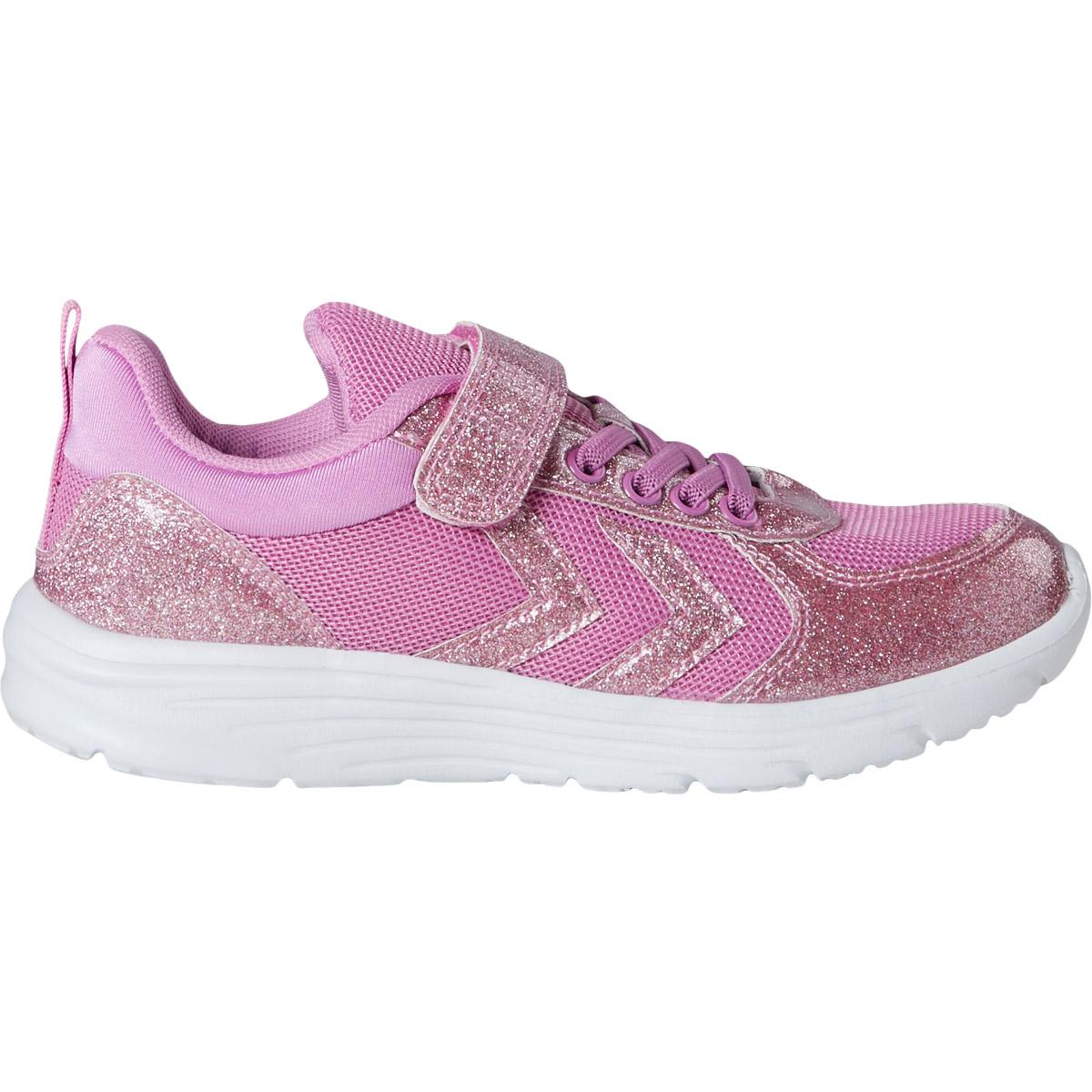 hummel Rush Glitter Velcro Sneakers Børn Pink