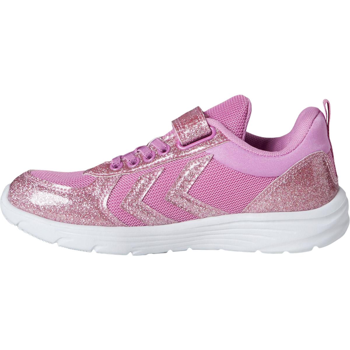 hummel Rush Glitter Velcro Sneakers Børn Pink
