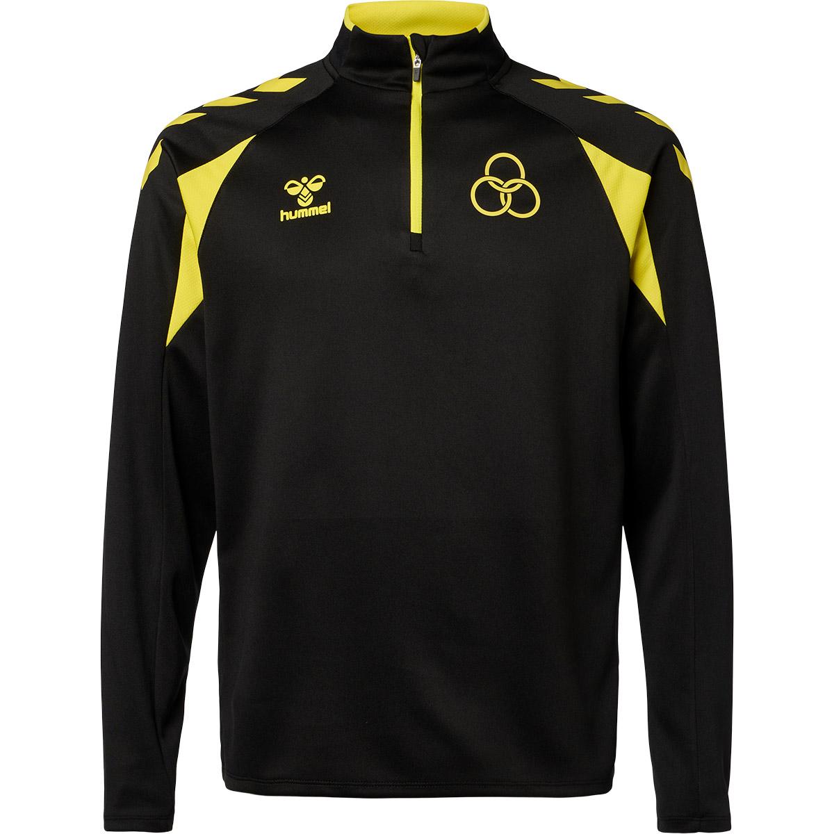 AC Horsens 26/27 Half Zip Træningstrøje Black/Yellow