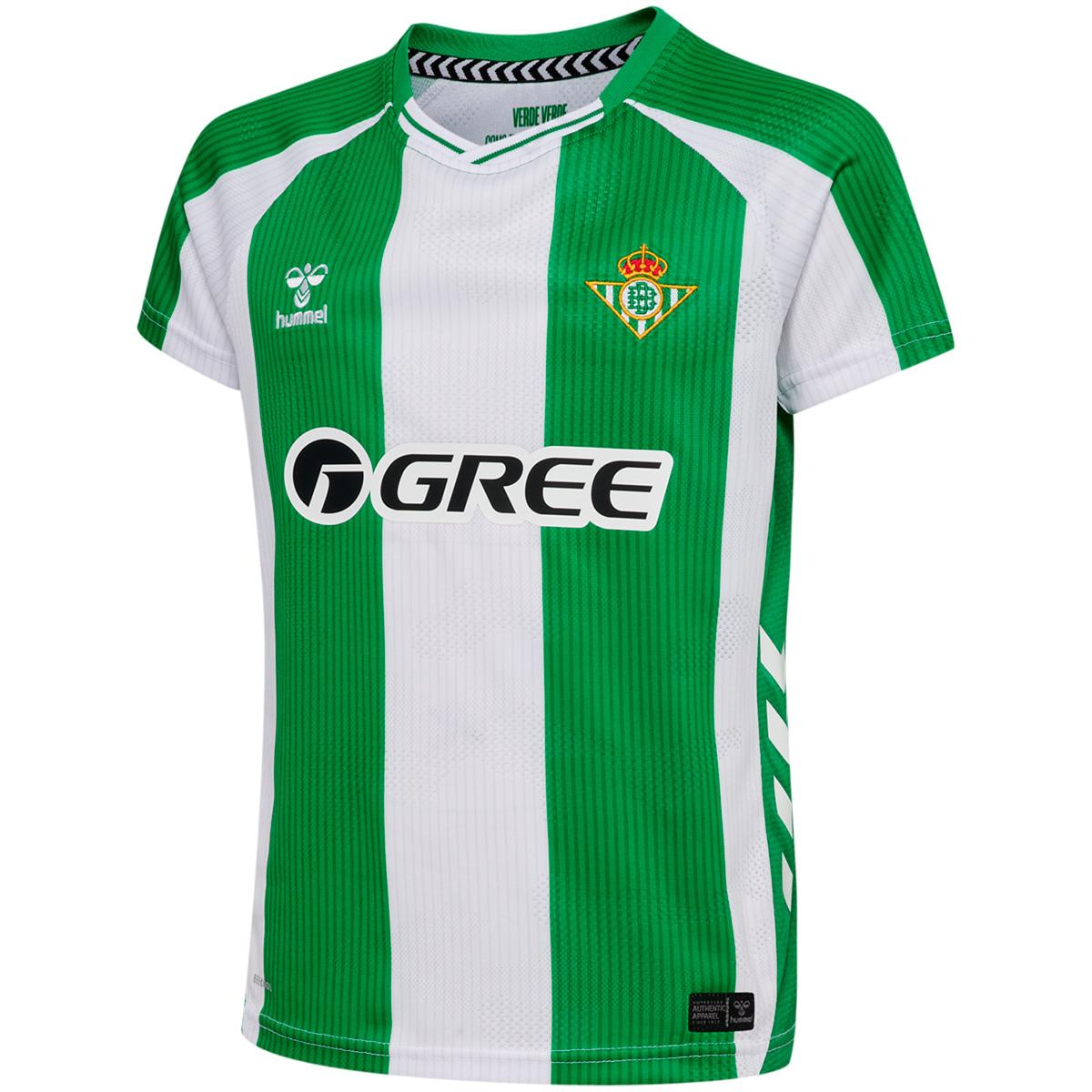 Real Betis 25/26 Hjemmebanetrøje Børn Green/White