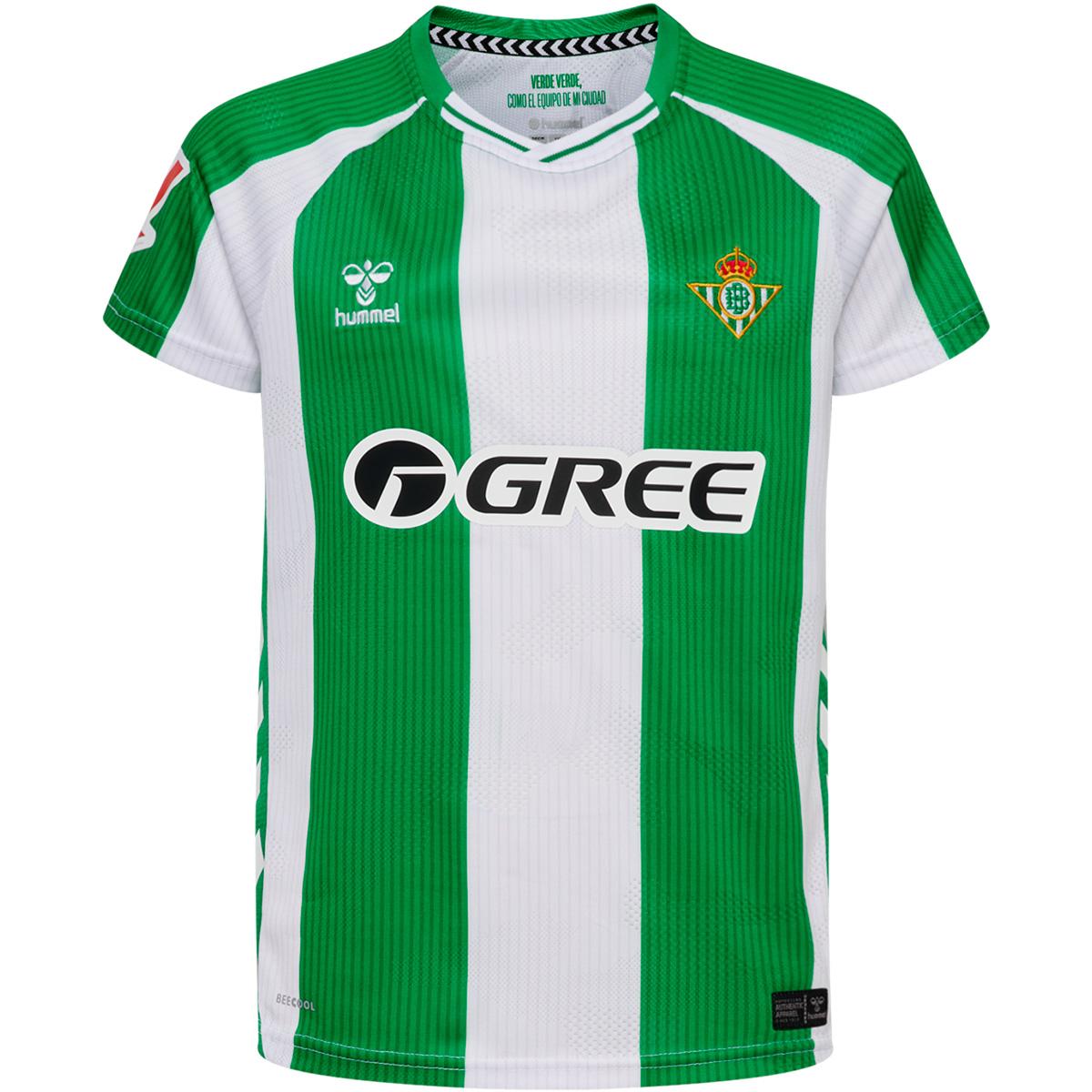 Real Betis 25/26 Hjemmebanetrøje Børn Green/White