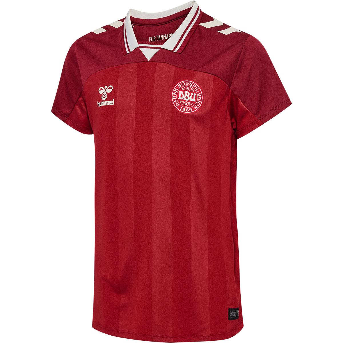 Danmark 25 Hjemmebane Kvindelandsholdstrøje Børn RED