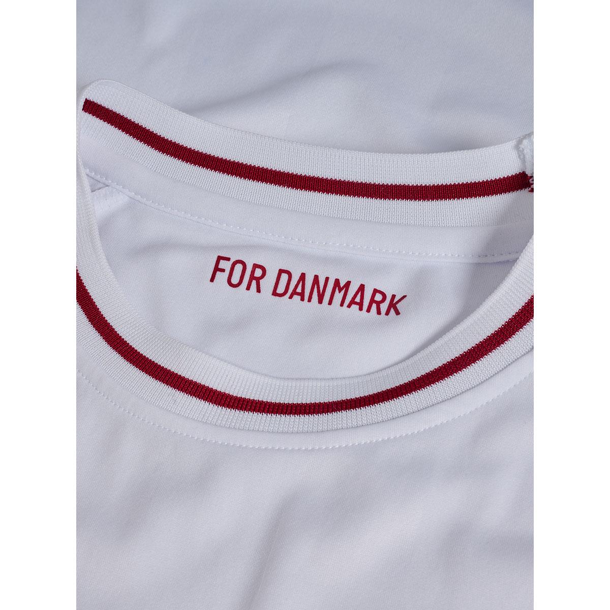 Danmark 25 Udebane Kvindelandsholdstrøje Børn White