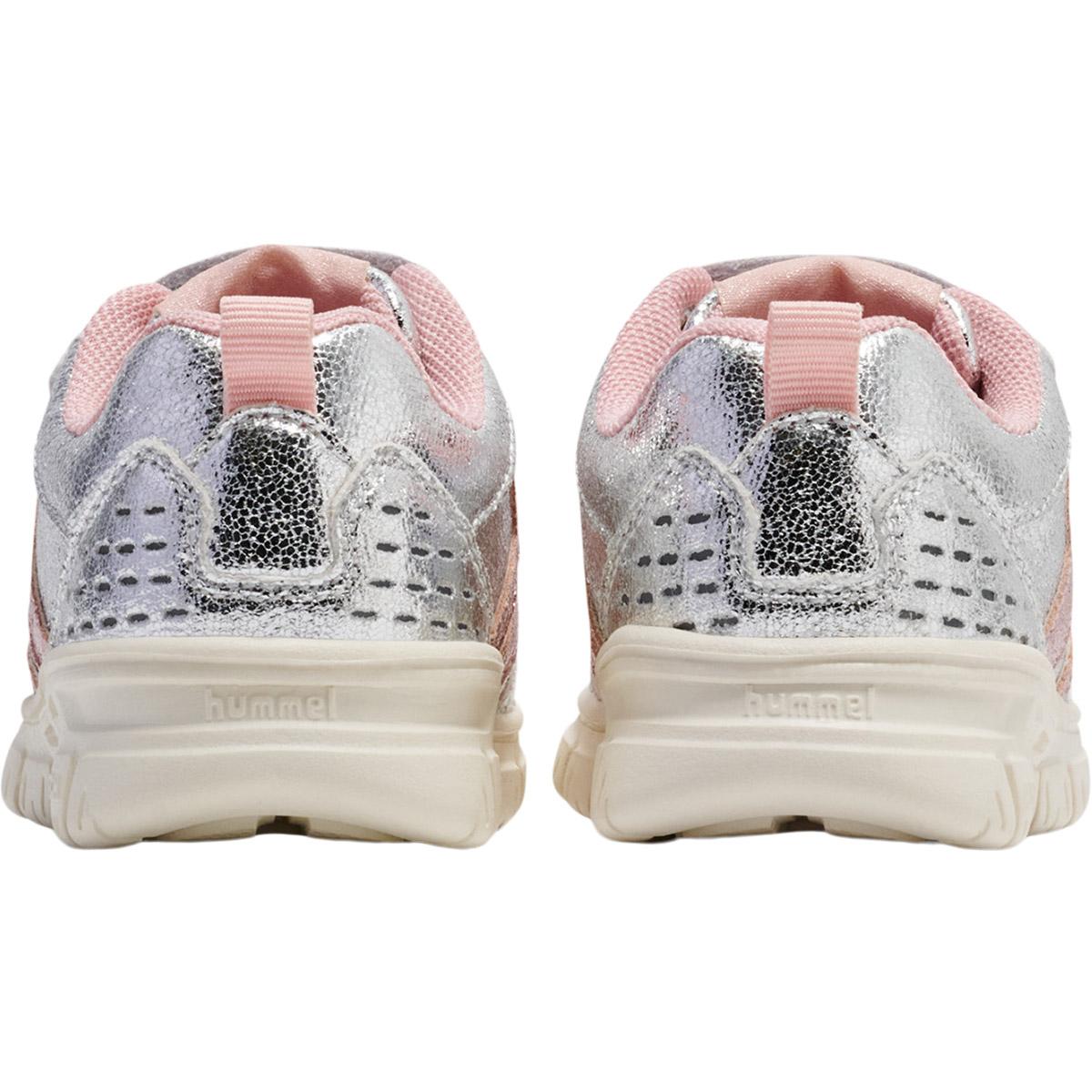 hummel Crosslite Glitter Velcro Sneakers Børn Silver
