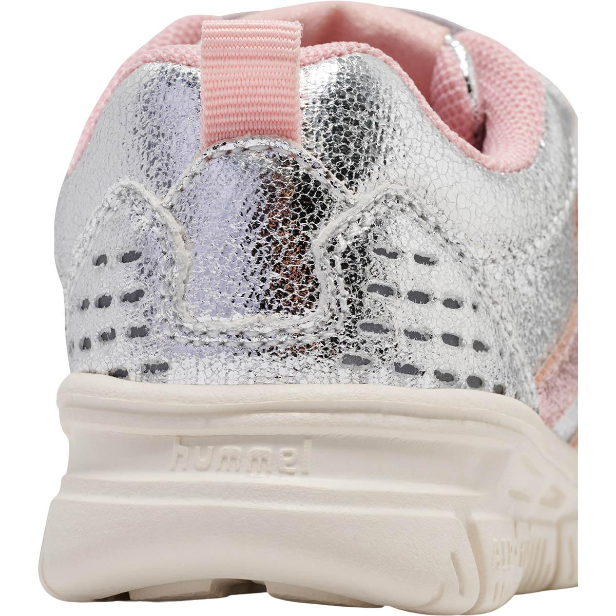hummel Crosslite Glitter Velcro Sneakers Børn Silver