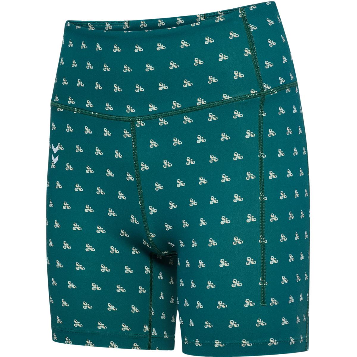 hummel Hiit Impact AOP High Waist Korte Træningstights Dame Green