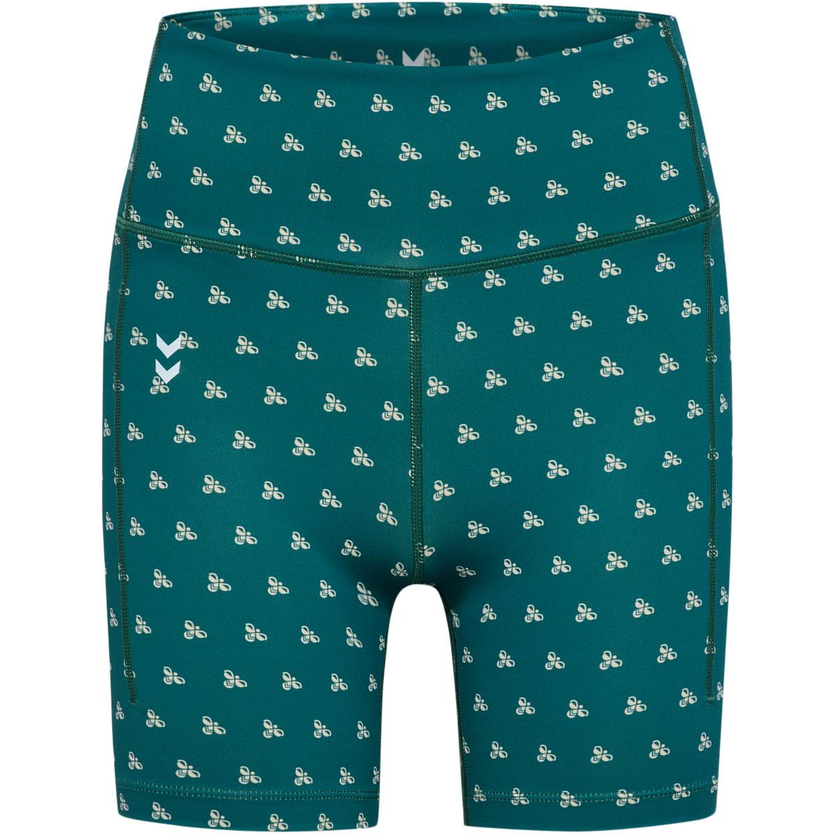 hummel Hiit Impact AOP High Waist Korte Træningstights Dame Green