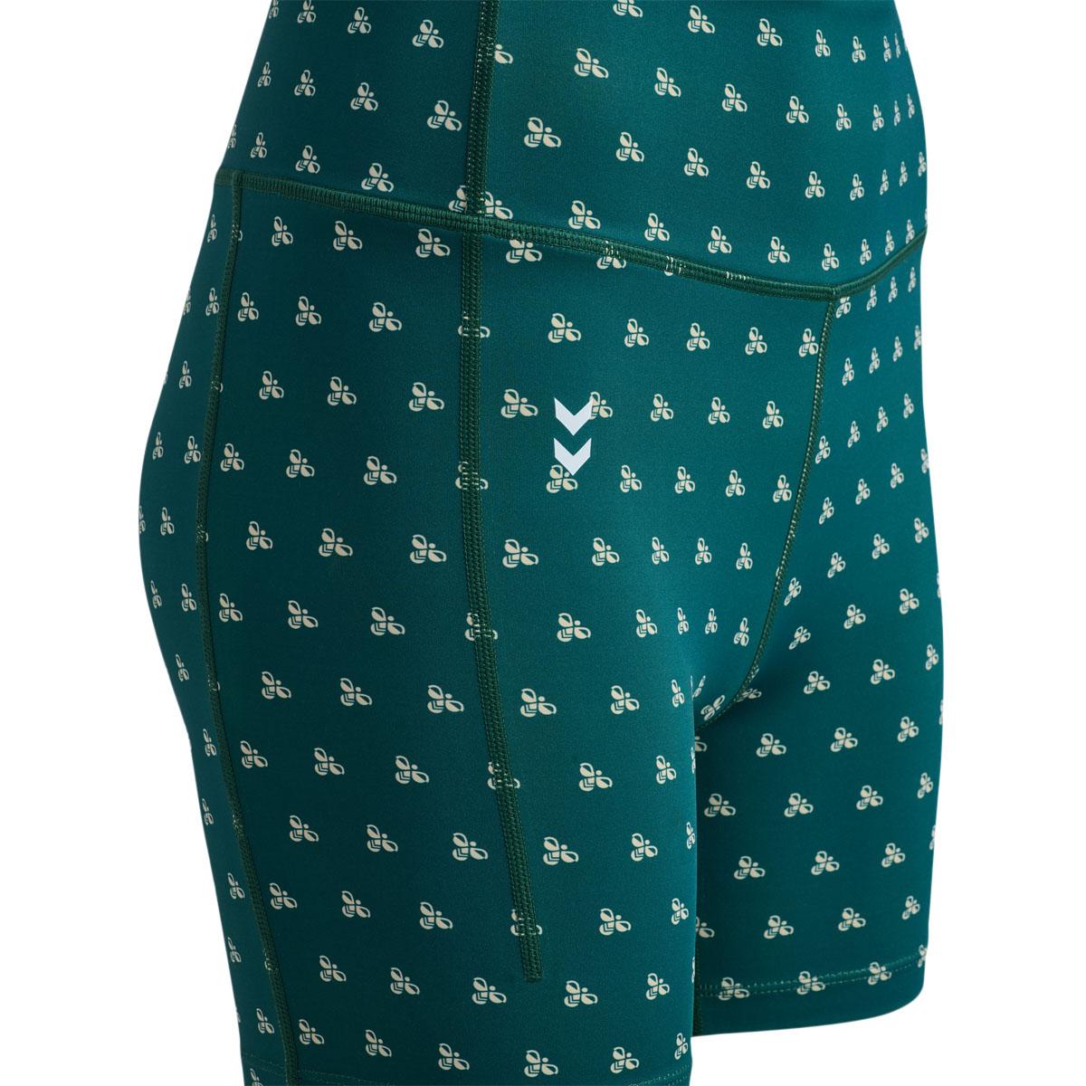 hummel Hiit Impact AOP High Waist Korte Træningstights Dame Green