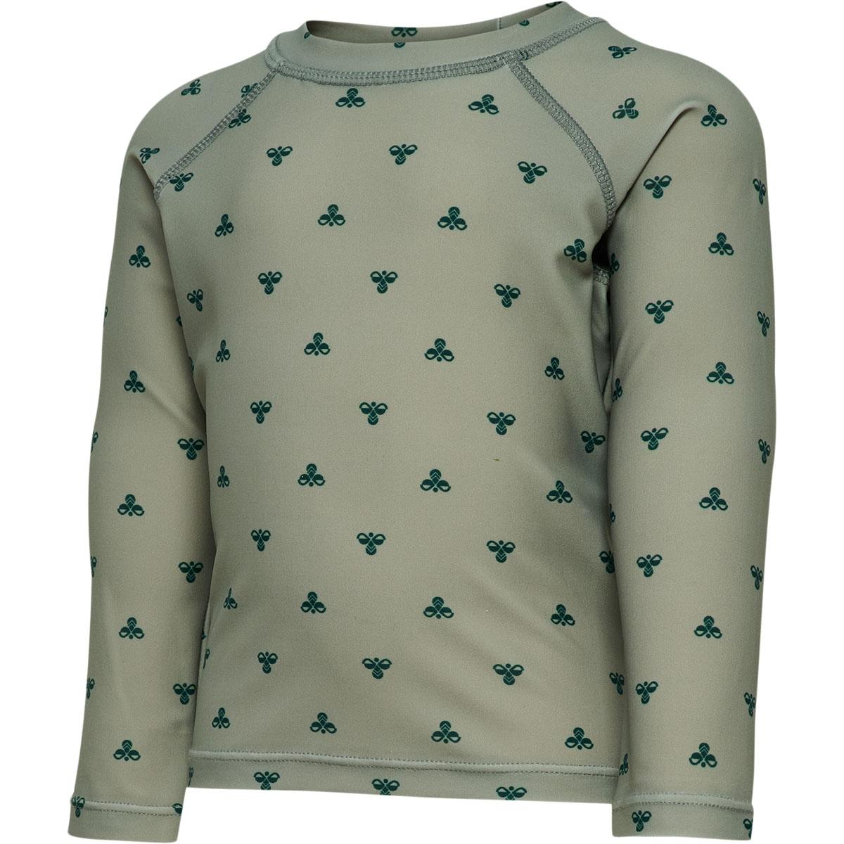 hummel Mini Bee AOP Langærmet Svømme T-shirt Børn Green