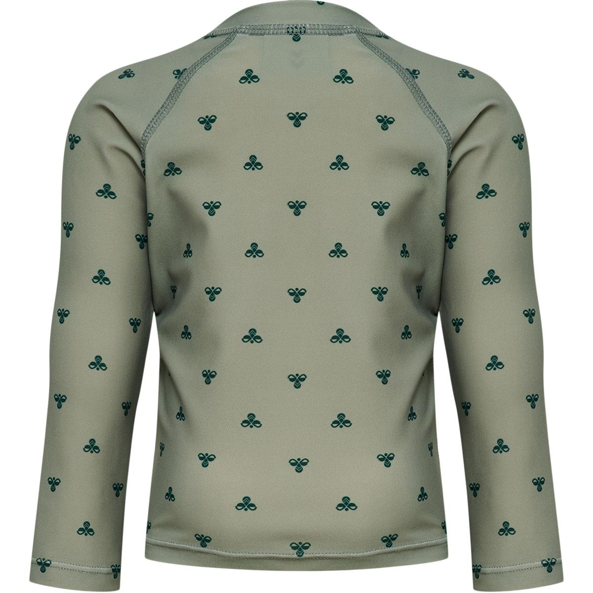 hummel Mini Bee AOP Langærmet Svømme T-shirt Børn Green