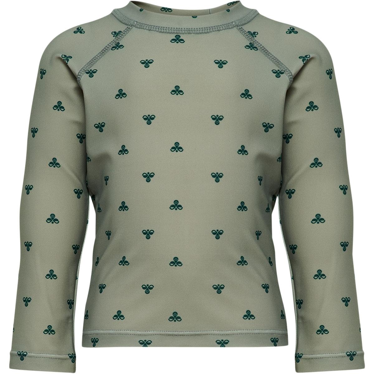 hummel Mini Bee AOP Langærmet Svømme T-shirt Børn Green