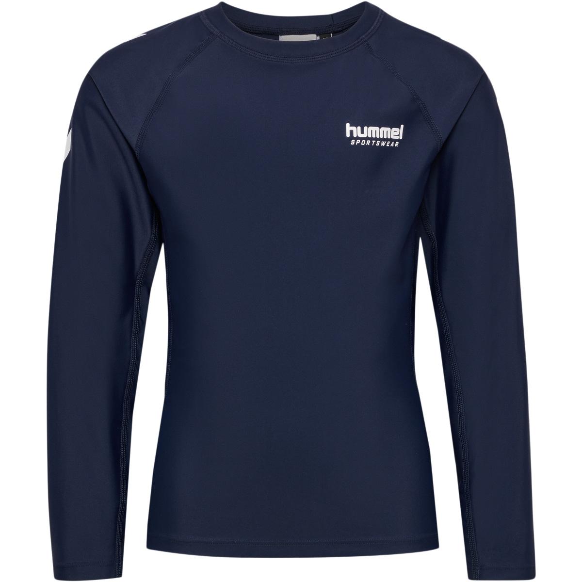hummel Swim Langærmet Svømme T-shirt Børn Navy