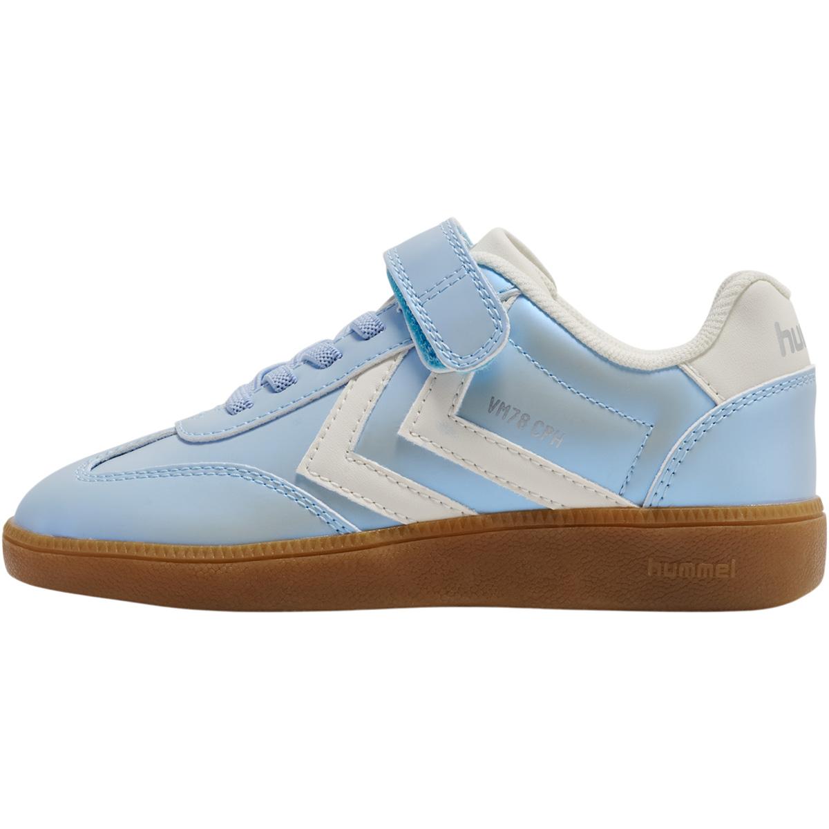 hummel VM78 CPH Metallic Velcro Sneakers Børn Light Blue/White