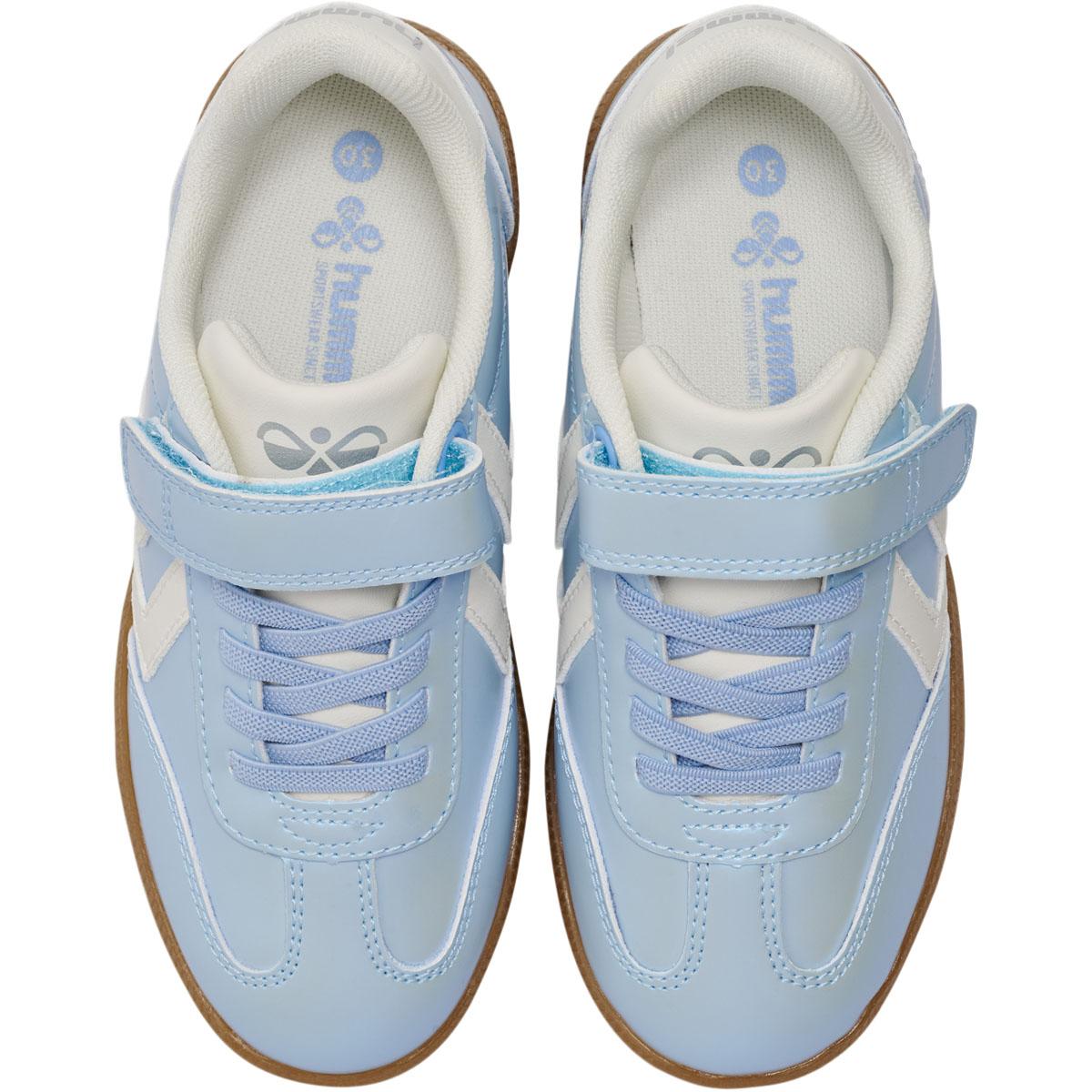hummel VM78 CPH Metallic Velcro Sneakers Børn Light Blue/White