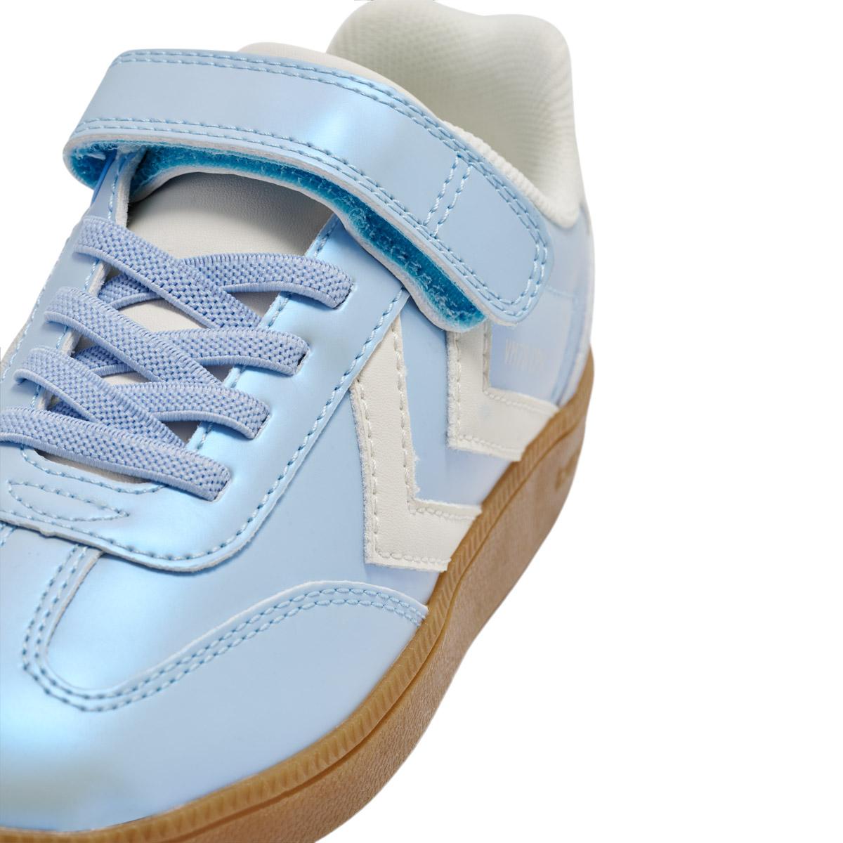 hummel VM78 CPH Metallic Velcro Sneakers Børn Light Blue/White