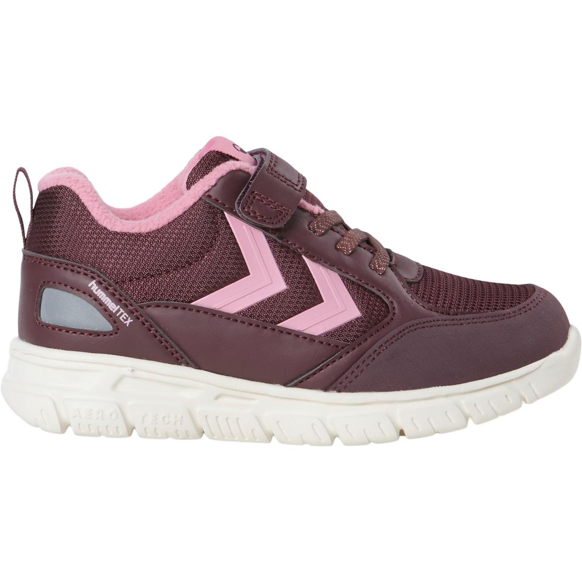 hummel X-Trail Low Tex Velcro Sneakers Børn Bordeaux
