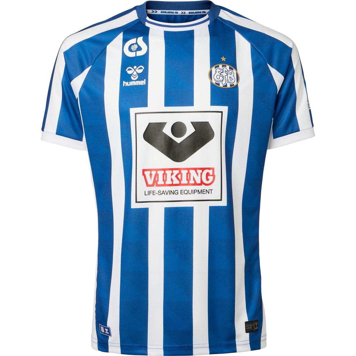 Esbjerg fB 25/26 Hjemmebanetrøje White/Blue