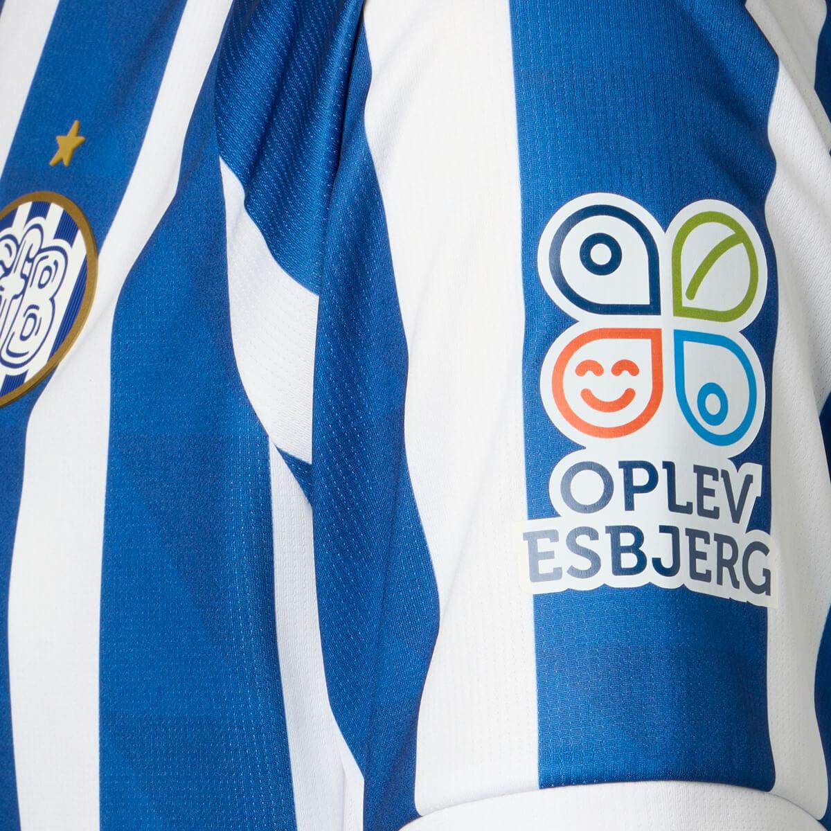 Esbjerg fB 25/26 Hjemmebanetrøje White/Blue