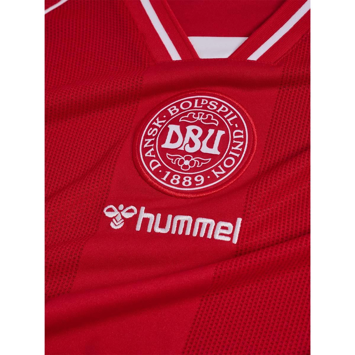 Danmark 26/27 Langærmet Hjemmebane Landsholdstrøje Rød