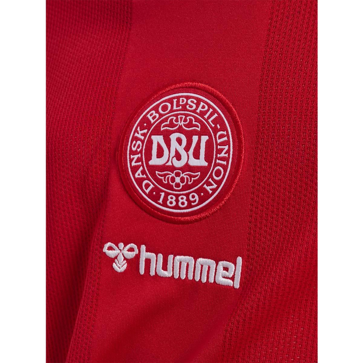 Danmark 26/27 Langærmet Hjemmebane Landsholdstrøje Børn Rød