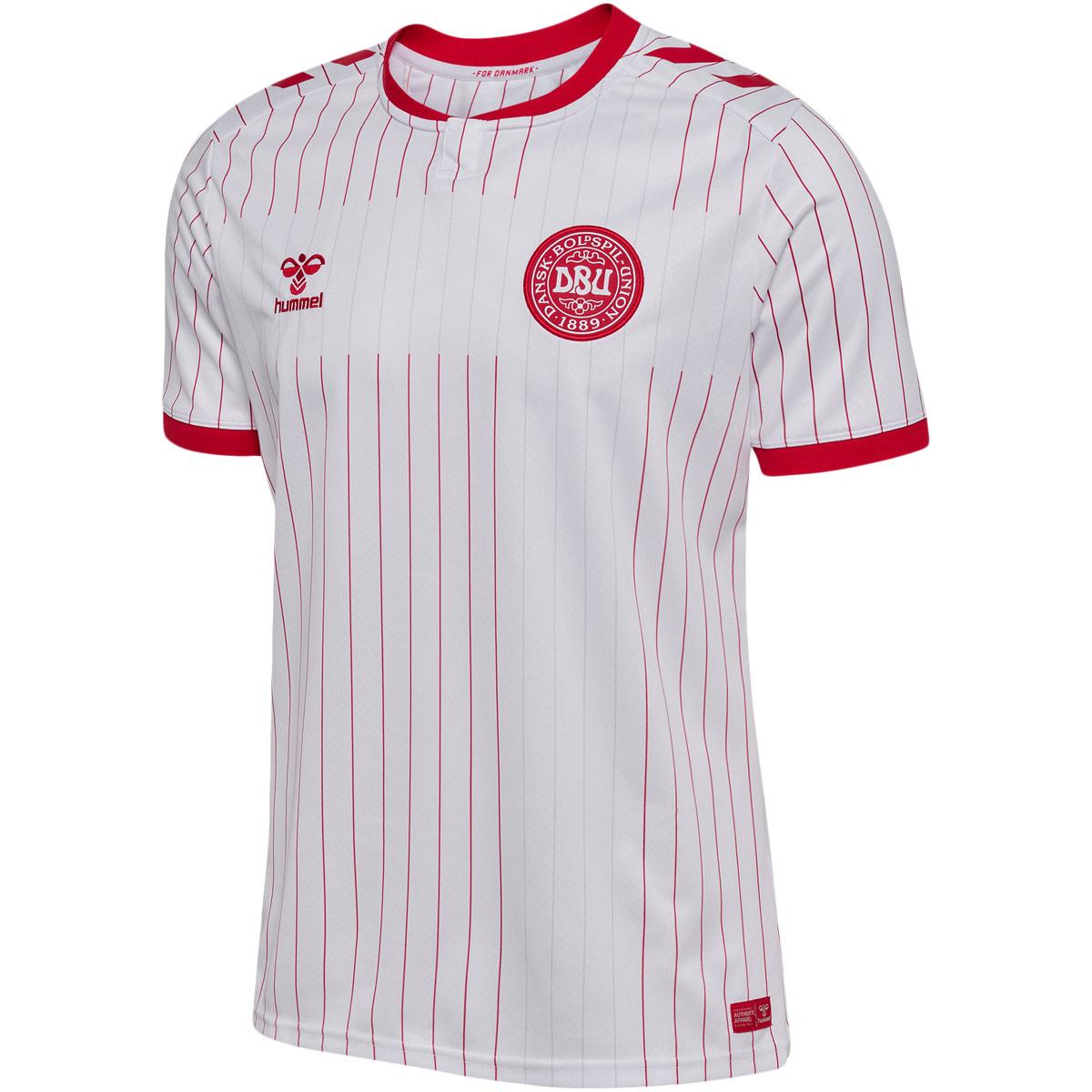 Danmark 26/27 Udebane Landsholdstrøje White