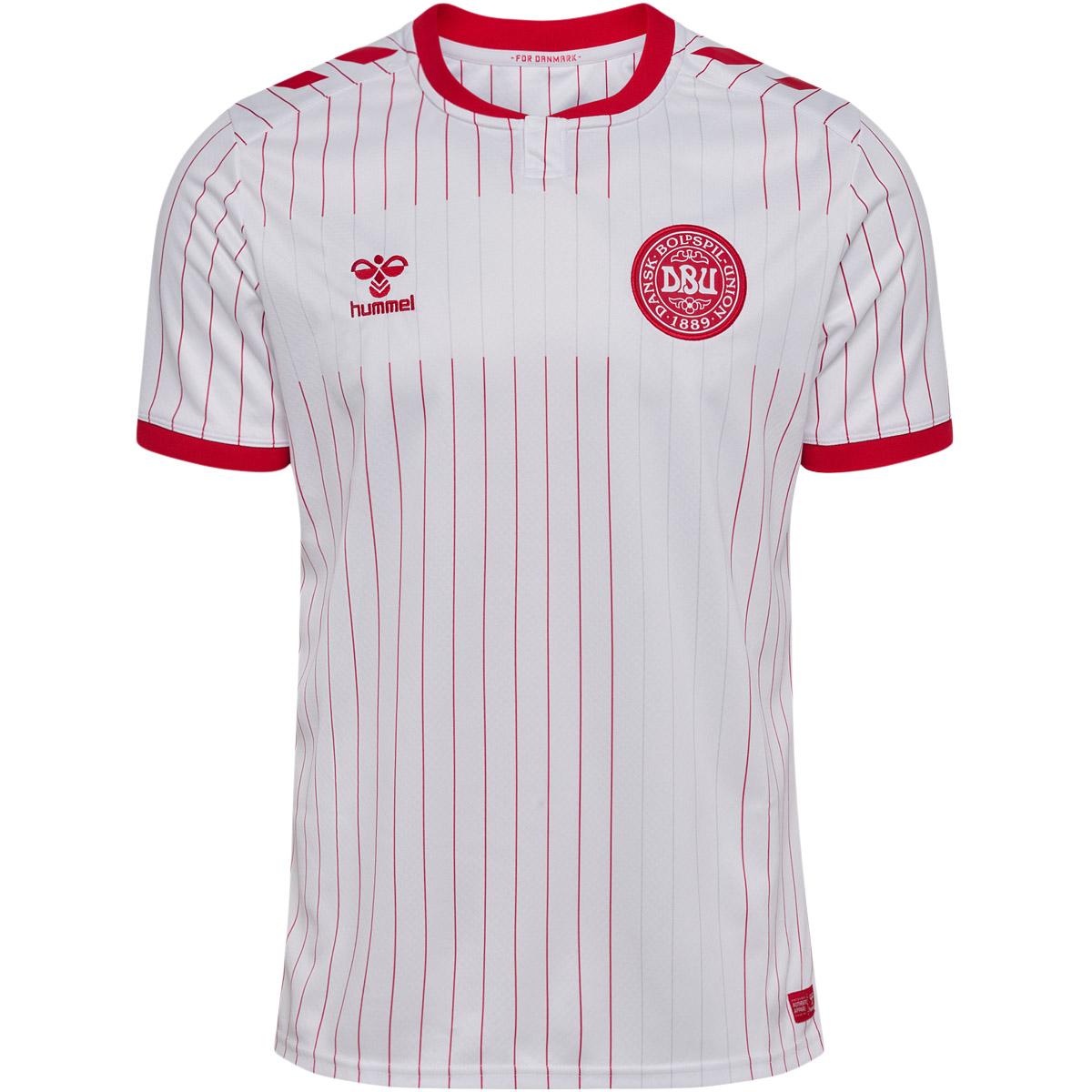 Danmark 26/27 Udebane Landsholdstrøje White