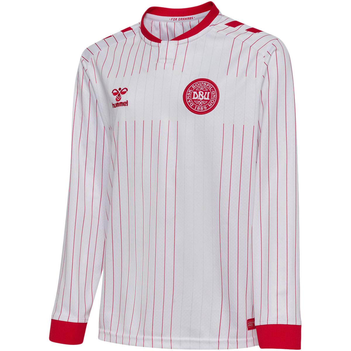 Danmark 26/27 Langærmet Udebane Landsholdstrøje Børn White